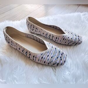 VIVAIA Woven Knit Flats-Comfortable & Stylish